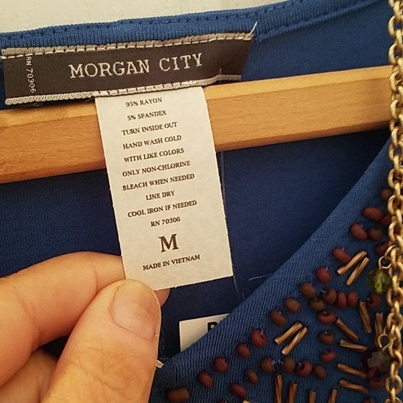 BOHEMIAN Beaded Embellished Top NEW - Picture 6 of 6